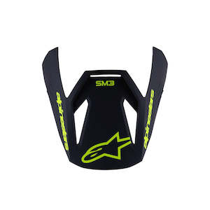 S-M3 Youth Visor Radium Black/Yellow Fluoro Gloss