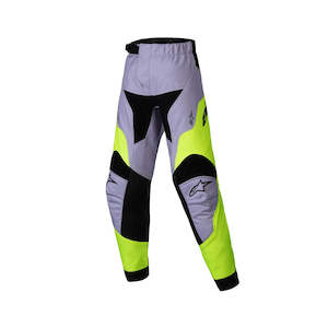 Kids Racer Veil Pants Gray/Yellow Fluoro 18