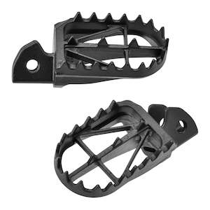 Foot Pegs Mounts: Zeta Wide Foot Pegs CrMo U-Wide KTM SX/SXF '16-
