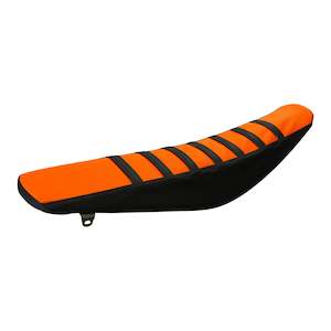 Seats Seat Parts: Whites Seat Cover - Orange Black KTM SX65 02-08
