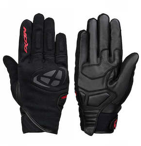 Lights: Ixon MIG Glove Blk/Red - Lightweight Roadster