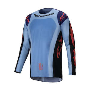 Jerseys Shirts: Racer Ocuri Jersey Blue/Black/Orange Fluoro XXL