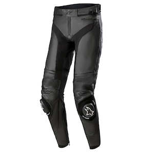 Pants: Missile v3 Leather Pants Short Leg Black/Black 56