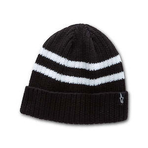 Beanies: Roller Beanie Black/White -  One Size