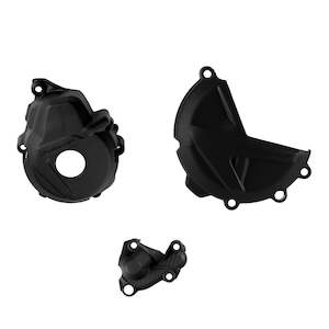 Clutches Gearboxes: Polisport Kit Clutch and Ignition Cover Gasgas 250/350 ('21>) - Black