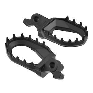 Foot Pegs Mounts: Zeta Max Foot Pegs YZ - Black