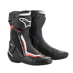 S-MX Plus v2 Boots Black/White/Red Fluoro 40