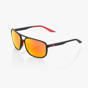 Goggles: Konnor Soft Tact Black - HiPER Red Multilayer Mirror Lens