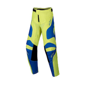 Youth Racer Veil Pants Yellow Fluoro/Blue 28