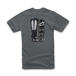 Victory Roots Tee Charcoal XL