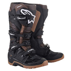 Tech-7 Enduro Boots Black/Dark Brown 12