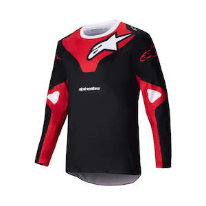 Jerseys Shirts: Racer Veil Jersey Black/Bright Red XL