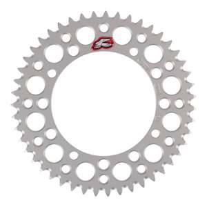 Renthal Sprocket Rear Silver 49T Alloy 7075 T6 Grooved