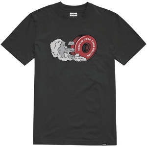 Kids Riding Gear: ETNIES KIDS ROLLIN TEE [BLACK]