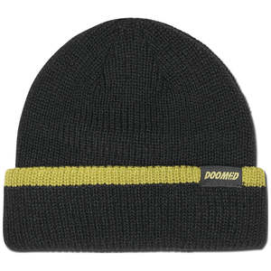 Beanies: ETNIES DOOMED BEANIE [BLACK] OS