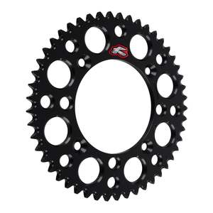 Renthal Rear Sprocket Black 49T Alloy 7075-T6 Grooved