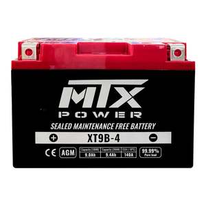 Batteries Mounts: MTX Power Battery AGM - XT9B-4