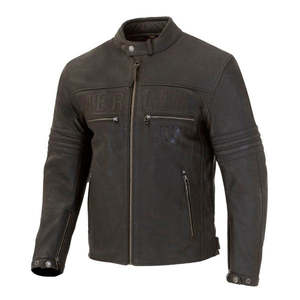 Merlin Revival perforated leather jacket - black