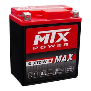 Batteries Mounts: MTX POWER XTZ8V MAX 12V AGM BATTERY *10