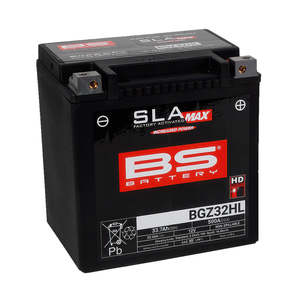 Batteries Mounts: BS BATTERY BGZ32HL *MAX* SLA - INCREASED POWER