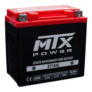 Batteries Mounts: MTX Power Battery AGM - XT14HL