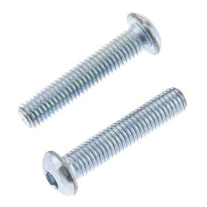 Bolts Screws Washers: Bolt Button Head Bolts 8x40mm (Packet of 10) Refill