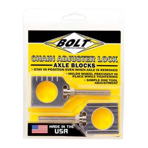 Bolt Raw Chain Adjuster Blocks Yamaha YZF4 (2 pack) 22mm