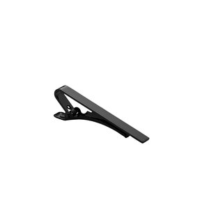 Products: Tie Clip Polished Black - Nelson Tailors Menswear