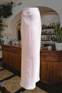 Skirts: Baby Pink Maxi Slip Skirt