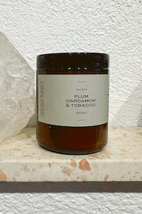 Plum, Cardamon & Tobacco Candle - Small