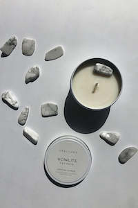 Candles: Howlite Crystal Candle