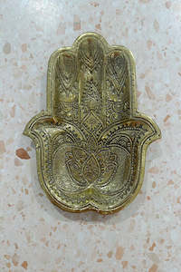 Decor: The Luck Dish - Gold Brass Lotus flower