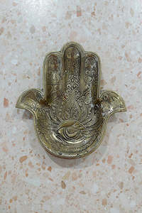 The Luck Dish Evil Eye - Gold Brass