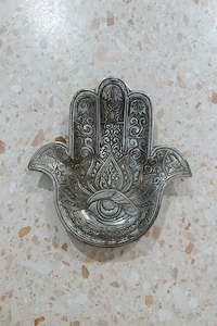 Decor: The Luck Dish Evil Eye - Silver