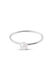 Delicate Pearl Orb Ring - Silver