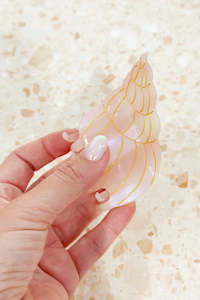 Hair Clips: Conch Pearl Shell Claw Clip