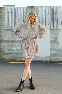 New Years Eve Dresses: Sunday Tunic - Baby Leopard