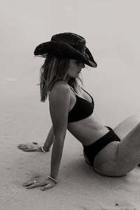 Sunday’s Raffia Hat - Black