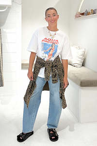 Aqua Pacific Tee - White