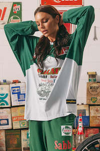 COMING SOON - Mermaid Racing Long Sleeve Tee - Green