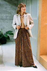 Neon Collective: Safari Paperbag Pant - Leopard