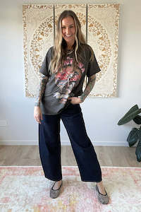 Gigi Barrel Super Rinse - Rinse Denim