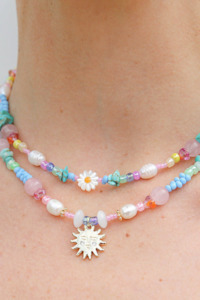 Rainbow Sun Necklace