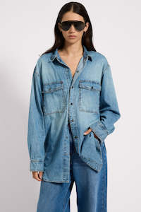 Essential Denim Shirt - Blue Crush