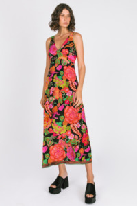 Nine Lives Bazaar: Marley Midi Dress - Paprika