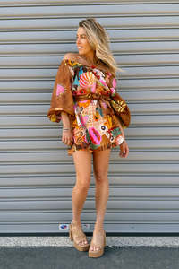 Spell: Birth of Venus Tunic - Caramel