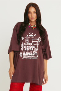Tees: The Margie Tee - Dark Chocolate