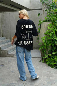 The Espresso Club Tee - Black