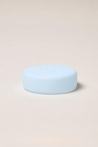 Frosted Glass Holder Large - Blue
