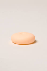Frosted Glass Holder Small - Peach